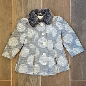 18M Fuzzy Collar Pea Coat